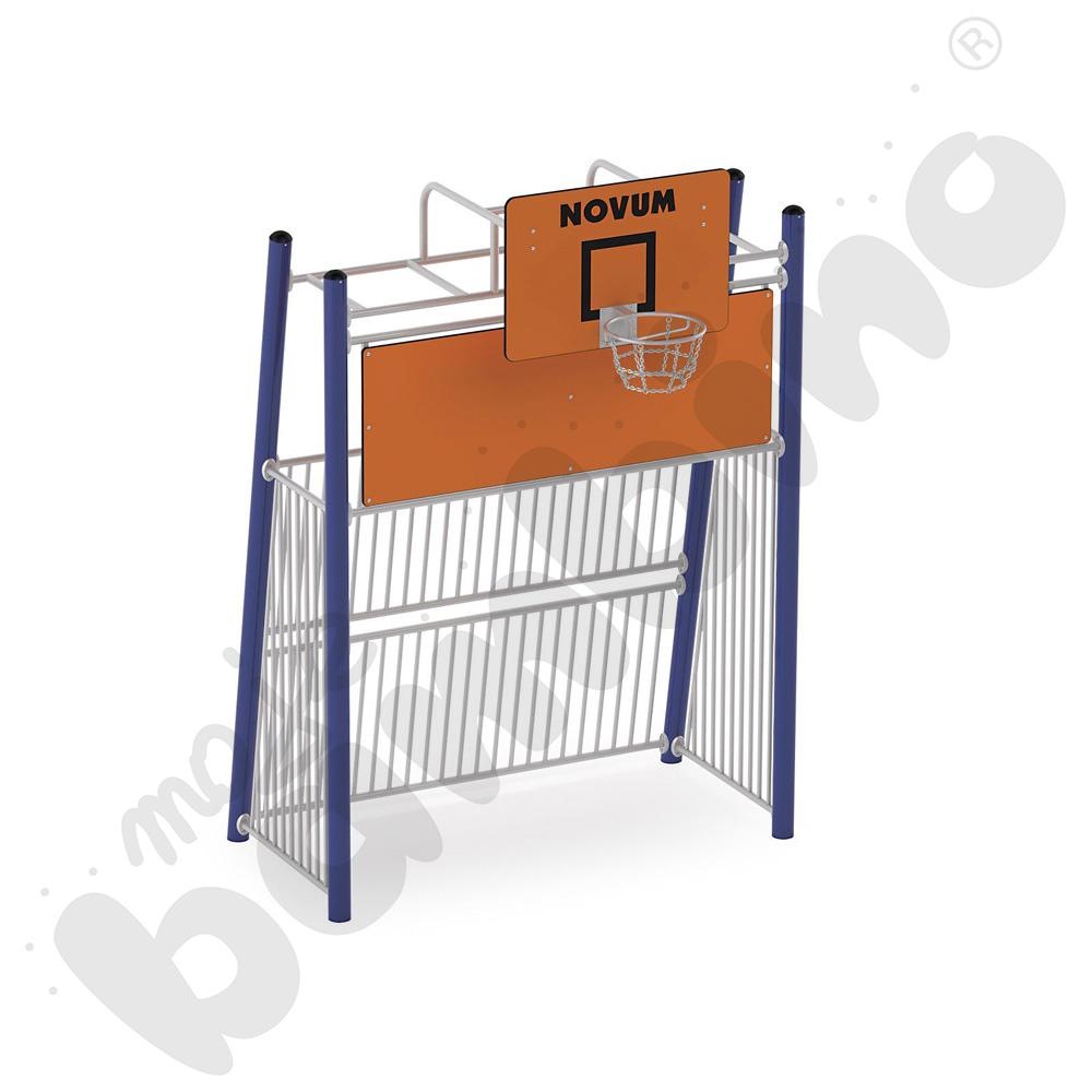 Bramka duża z koszem do koszykówki