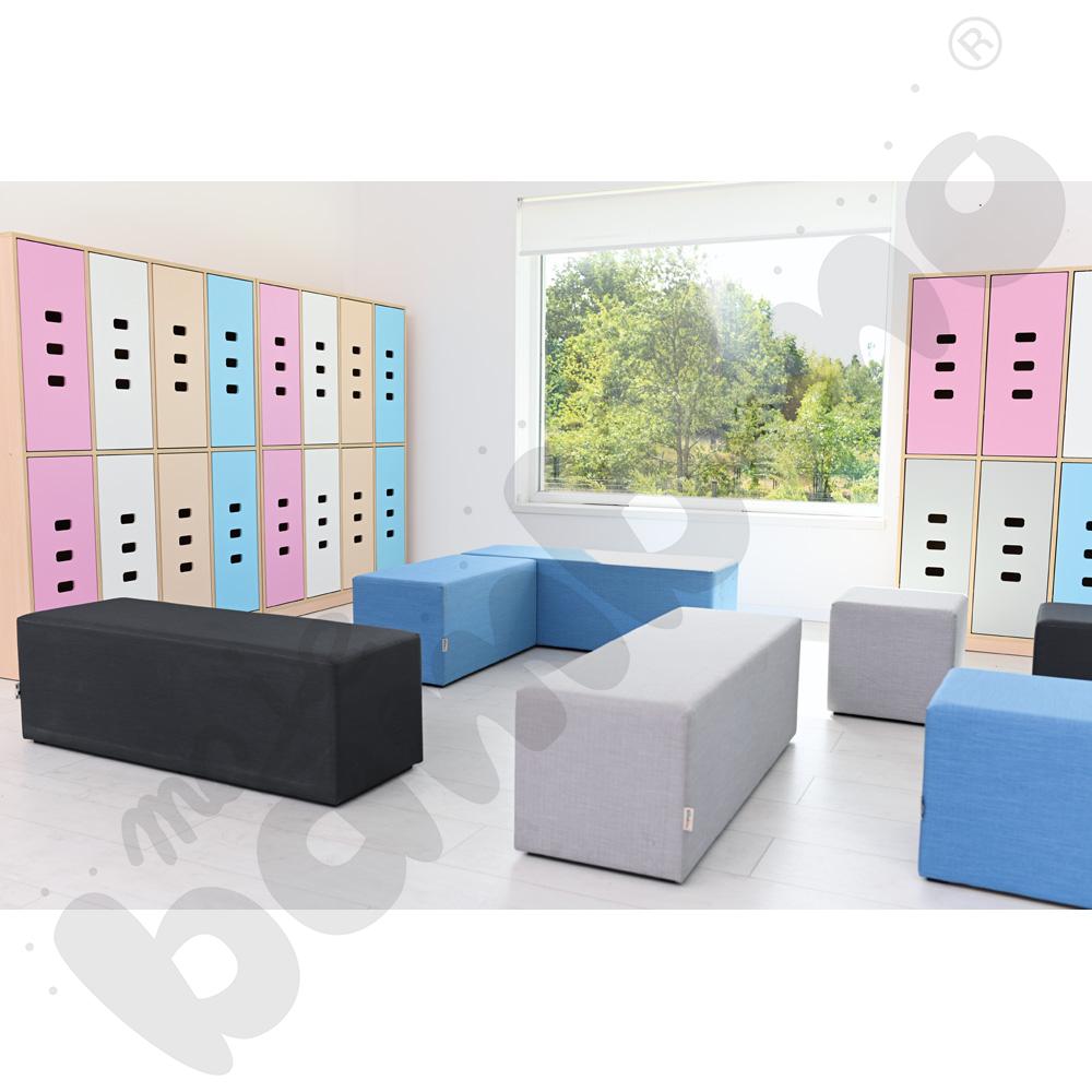 Pufa 3-osobowa Inflamea niebieska