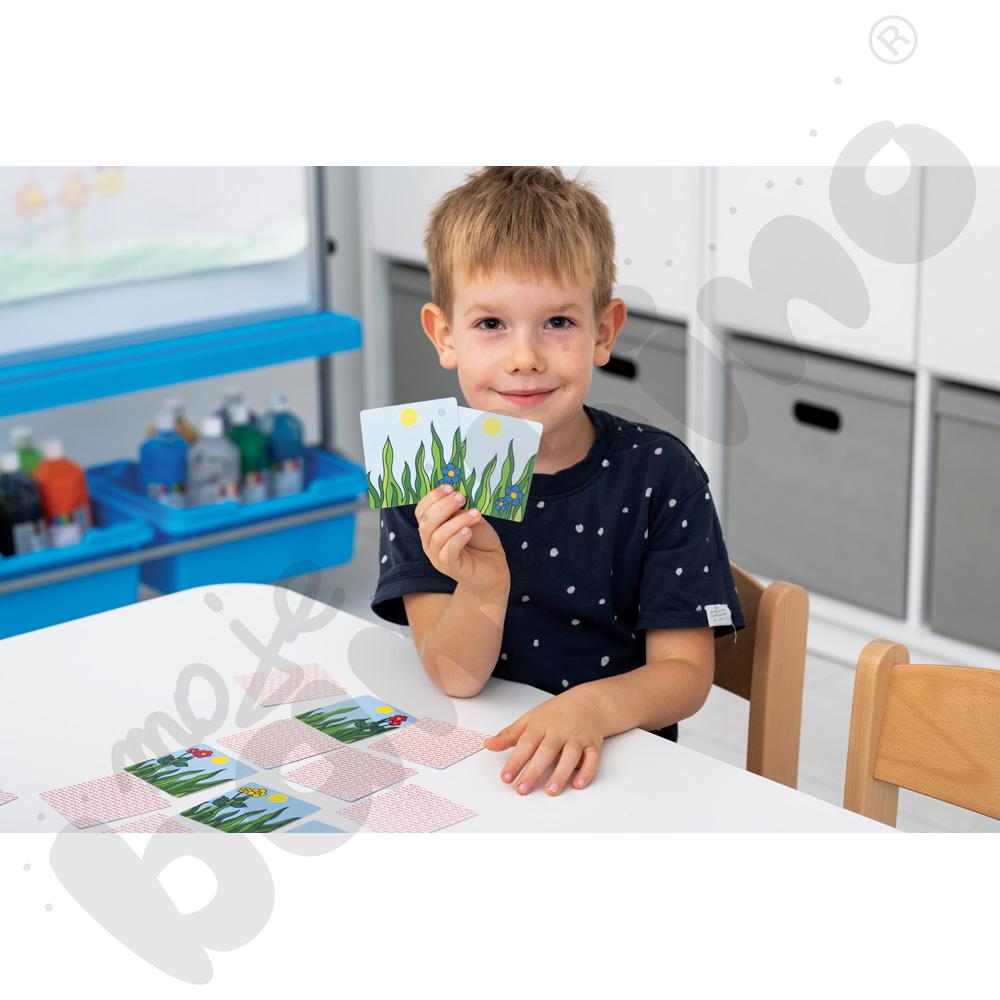 Memory Kwiaty – ćwiczymy orientację przestrzenną 