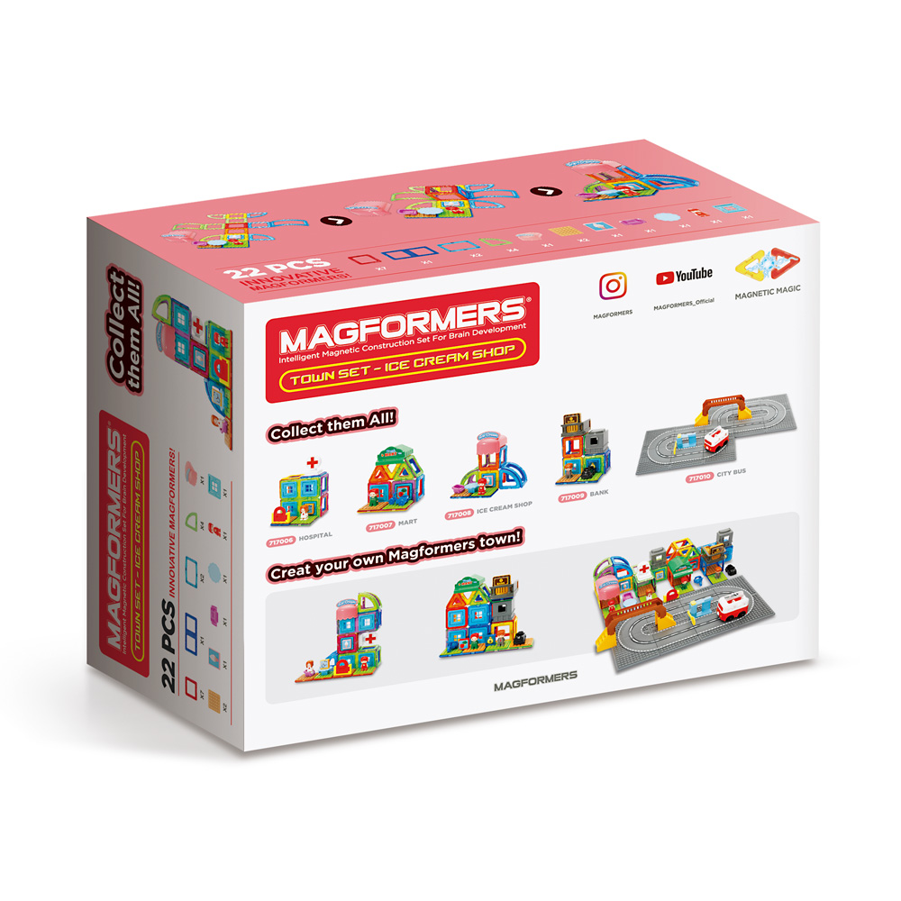 Magformers Town Set - zmrzlináreň