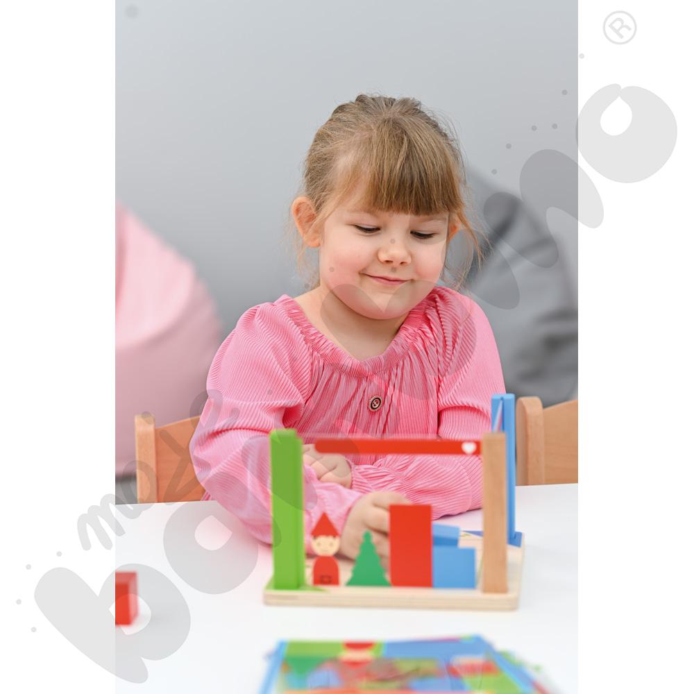 Zbuduj zgodnie z szablonem - układanka przestrzenna