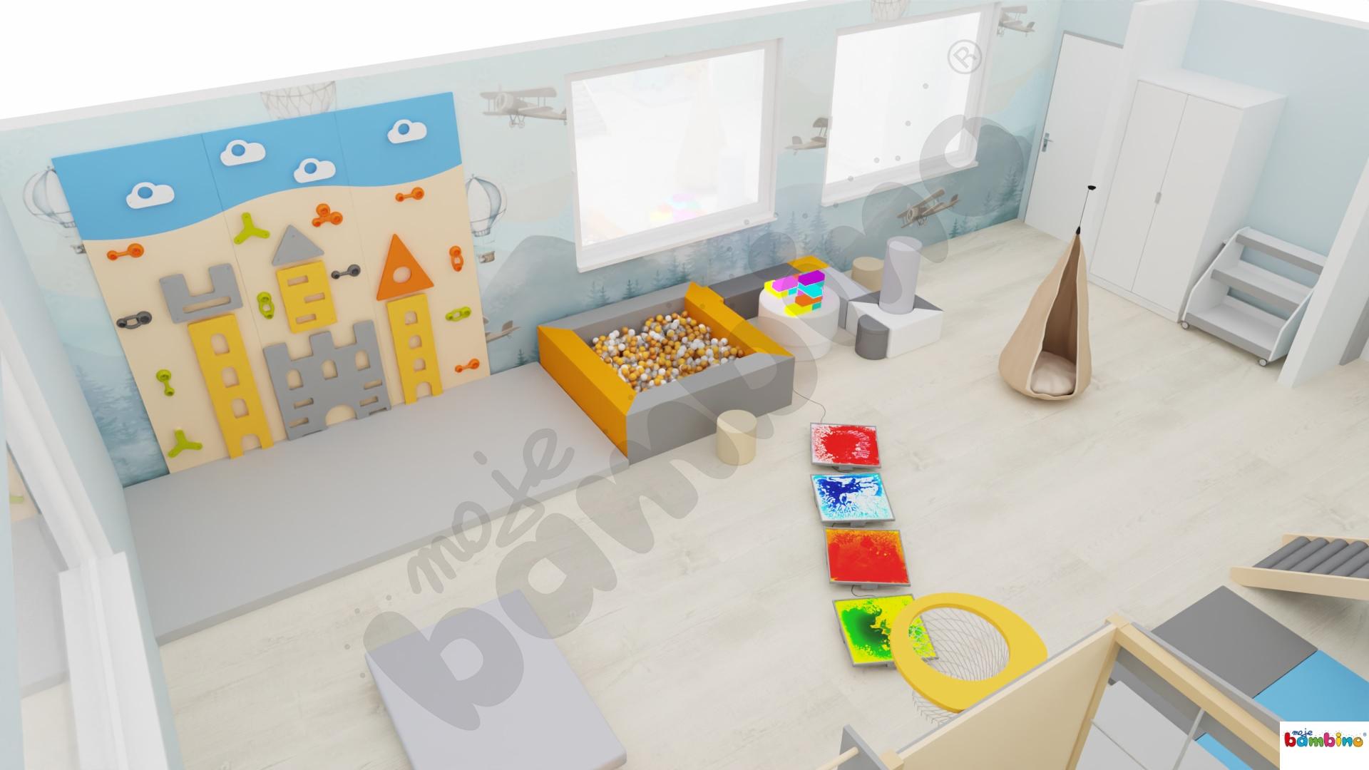 Sala gimnastyczna w przedszkolu