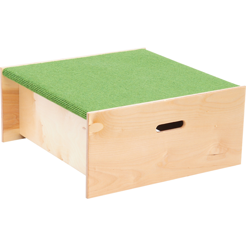Štvorvocé pódium, výška 30 cm - bledozelené
