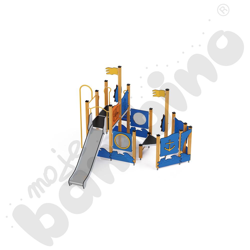 Quadro - zestaw 12466, drewniane słupy