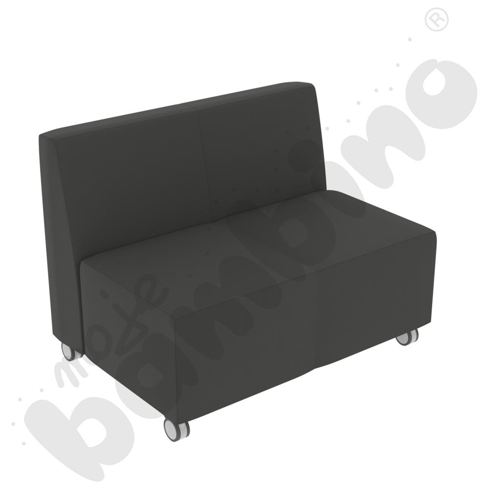   Sofa Universum 2-os. wys. 82 cm, na kółkach, tkanina MT01  