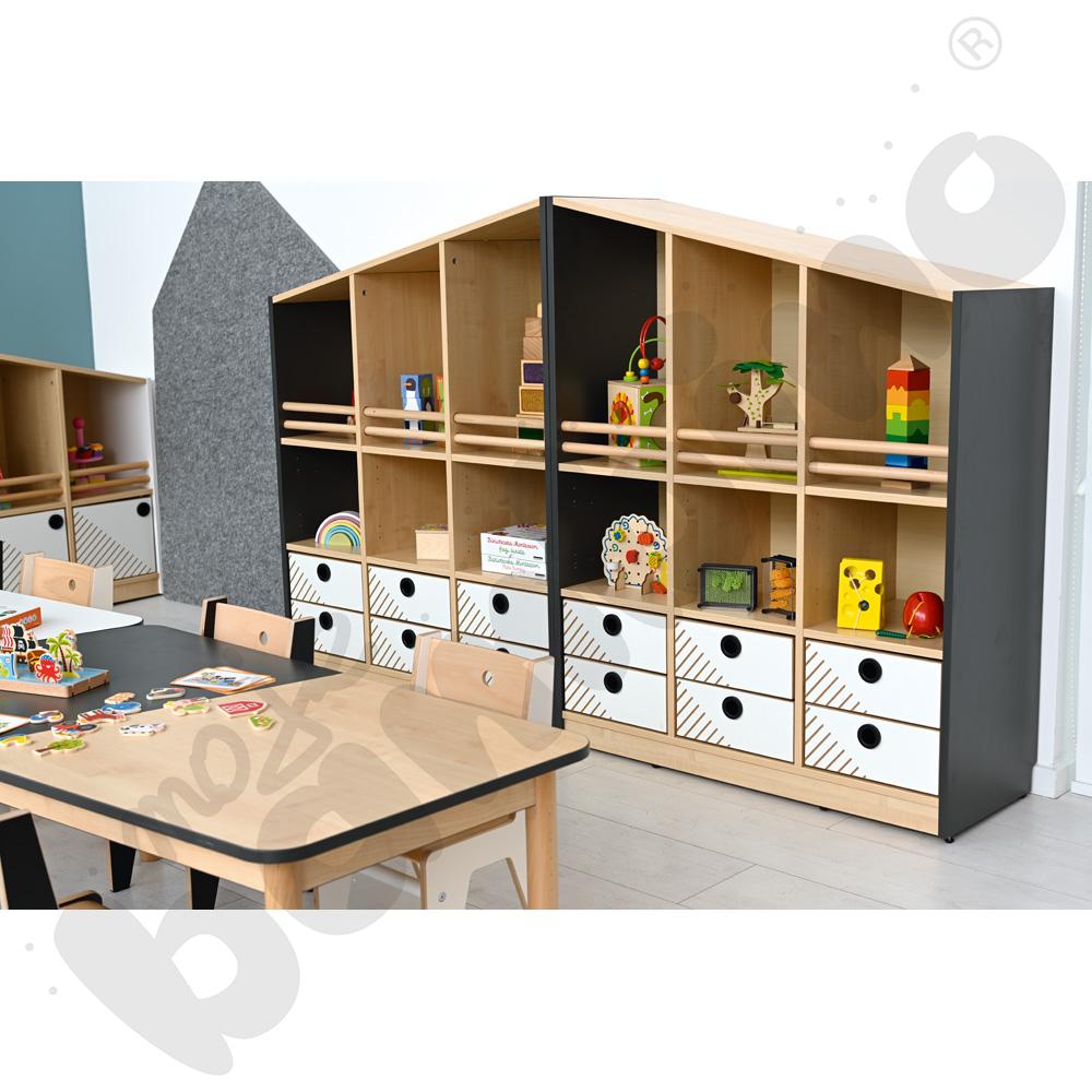 Szafka wysoka FLO lewa antracyt