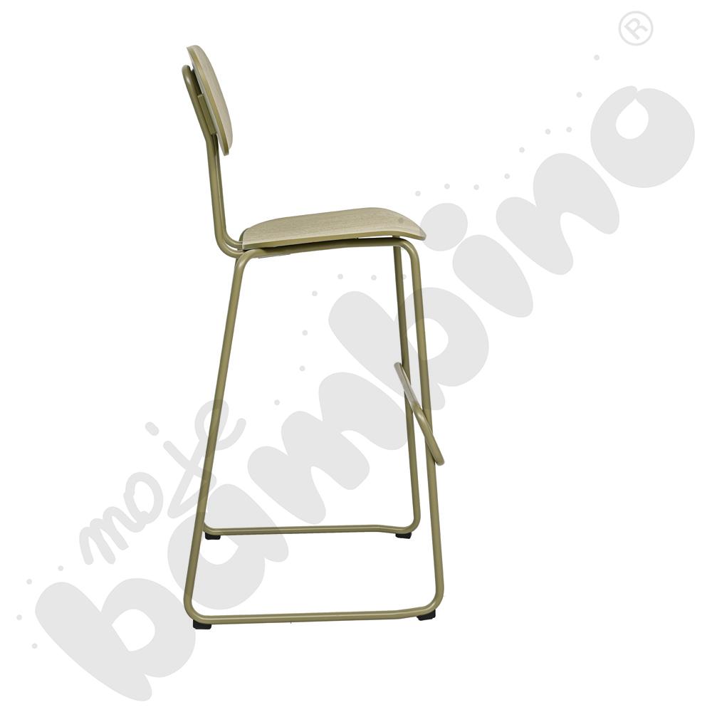 Hoker wysoki New School oliwka