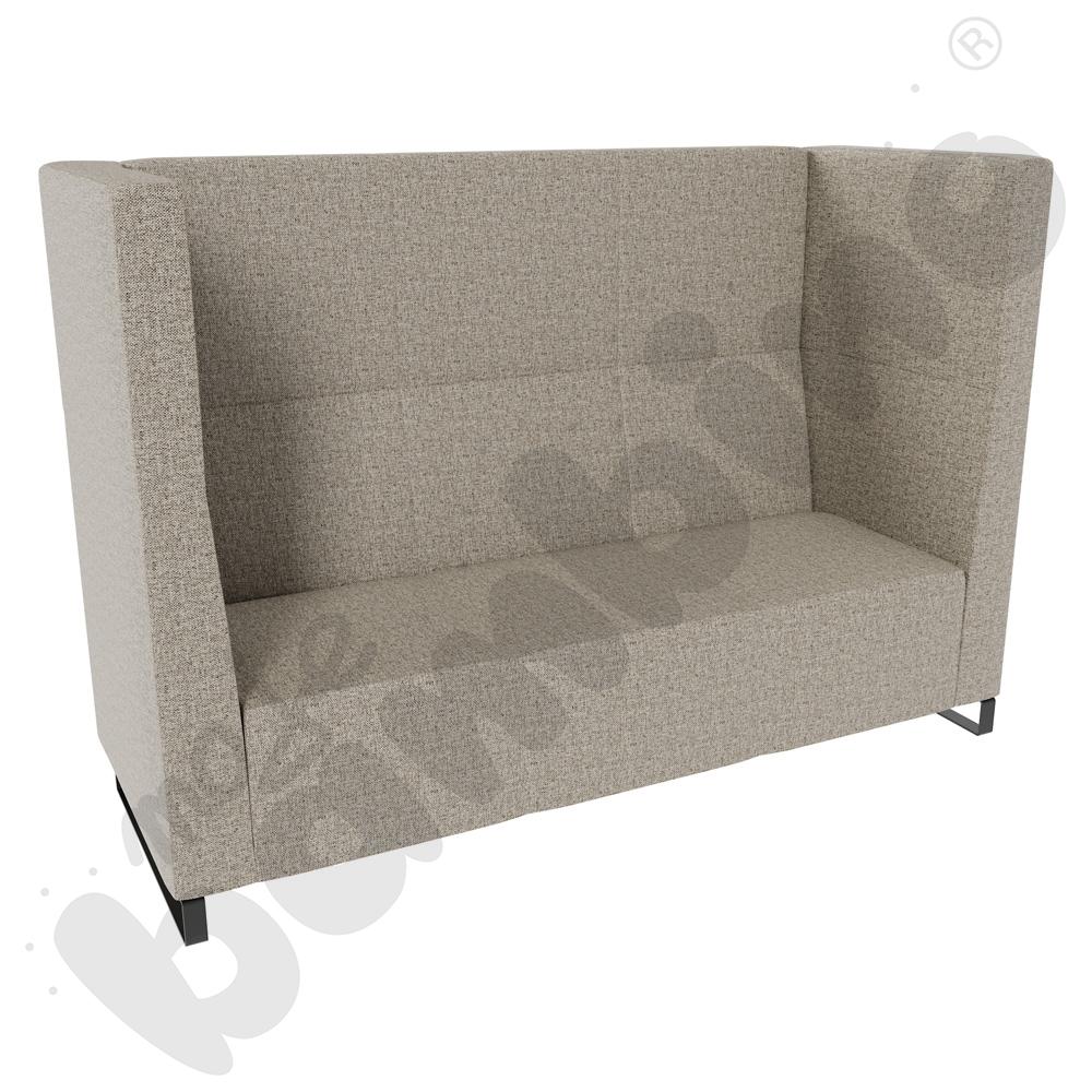 Sofa Universum 3-os. wys. 133 cm, 2 boki średnie, tkanina RO37