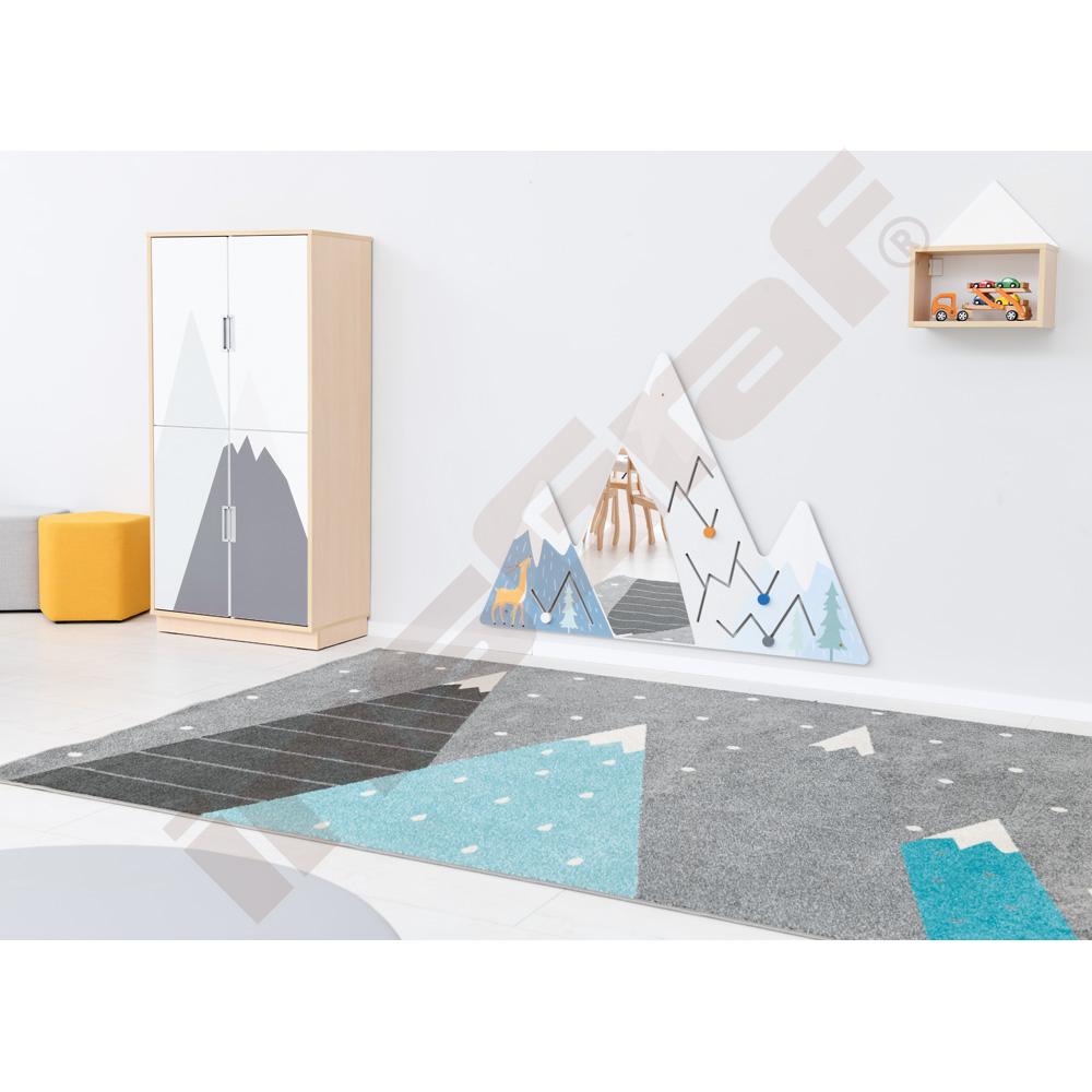 Quadro - skříň XL k sestavě Hory 180˚, korpusy v odstínu javor
