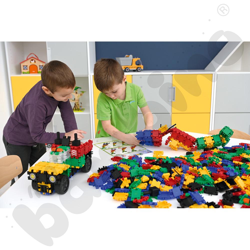 Klocki konstrukcyjne Clics Rollerbox 20w1