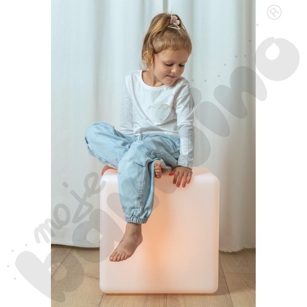 Lampa LED - sześcian duży 