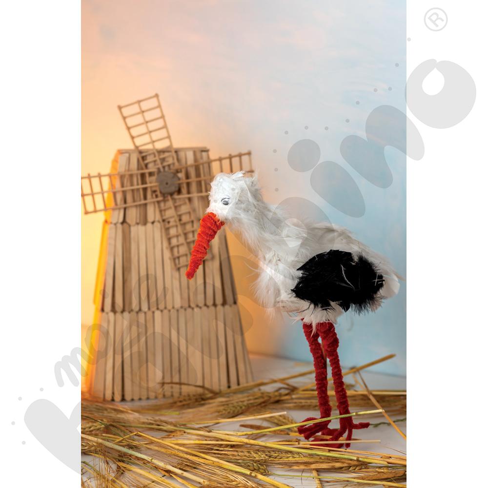 Zestaw kreatywny - piórka mix