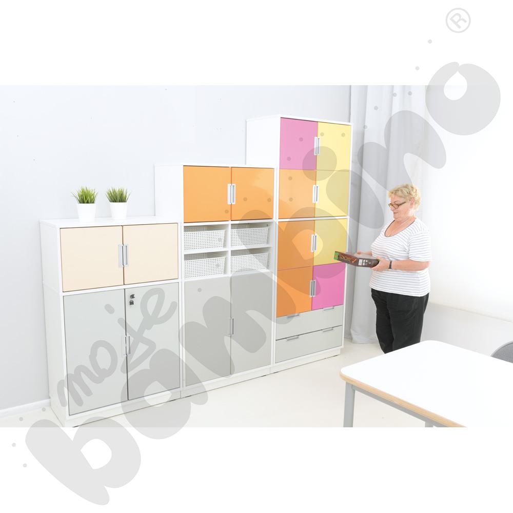 Quadro - zestaw 104, 90 st., biała skrzynia