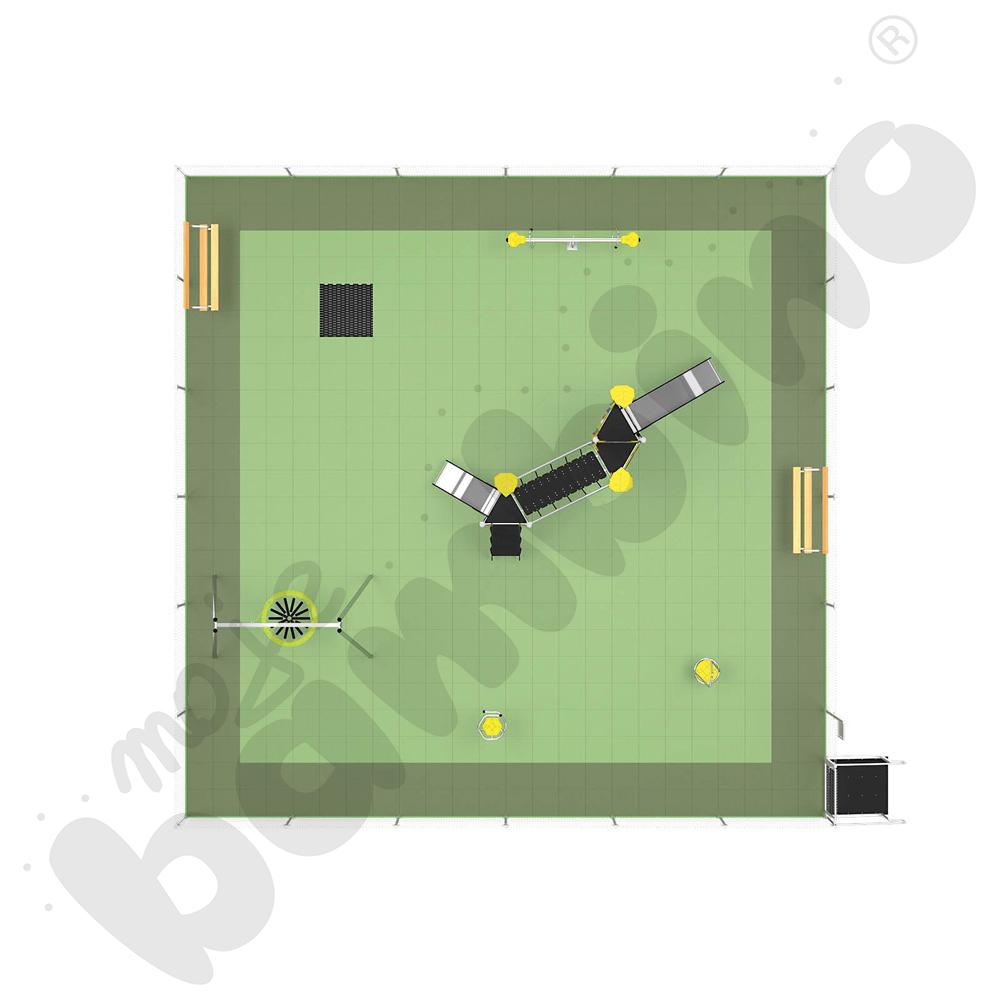 Modułowy Plac Zabaw wym. 12 x 12