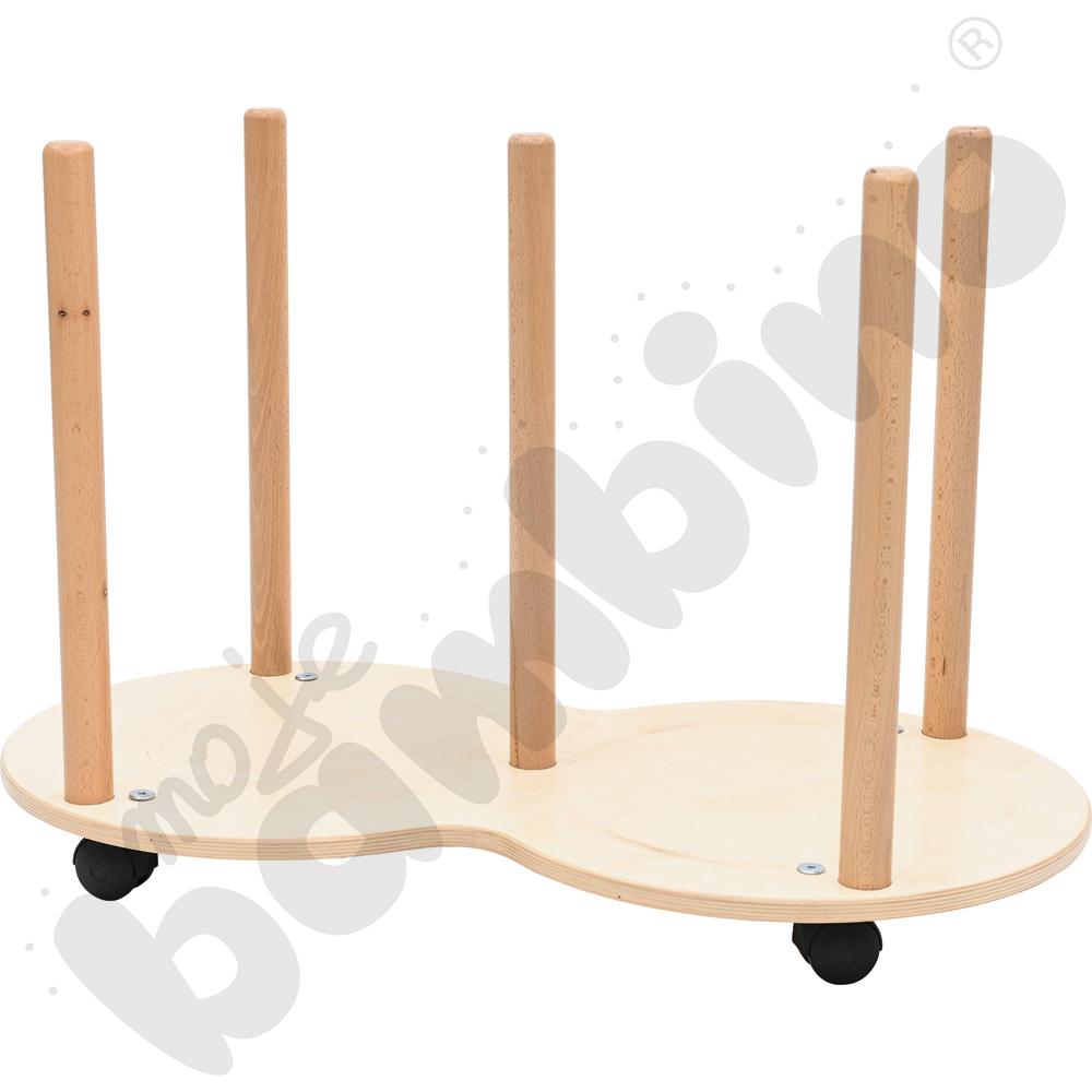 Stojak mobilny na poduszki podwójny