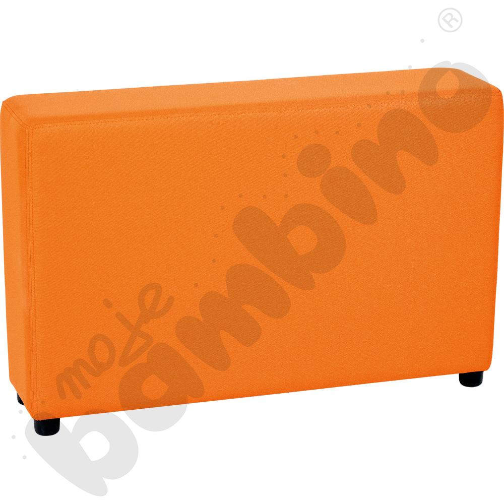 Oparcie Blocco Mini podwójne niskie pomarańczowe