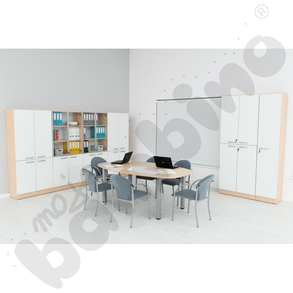 Stół owalny Grande 120 x 200 cm - klon jasny 