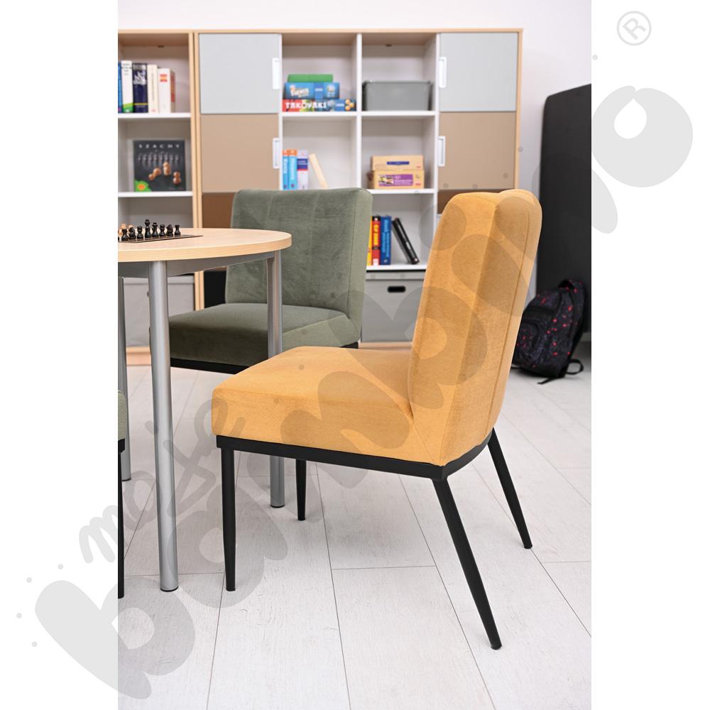 Krzesło Xena musztardowe