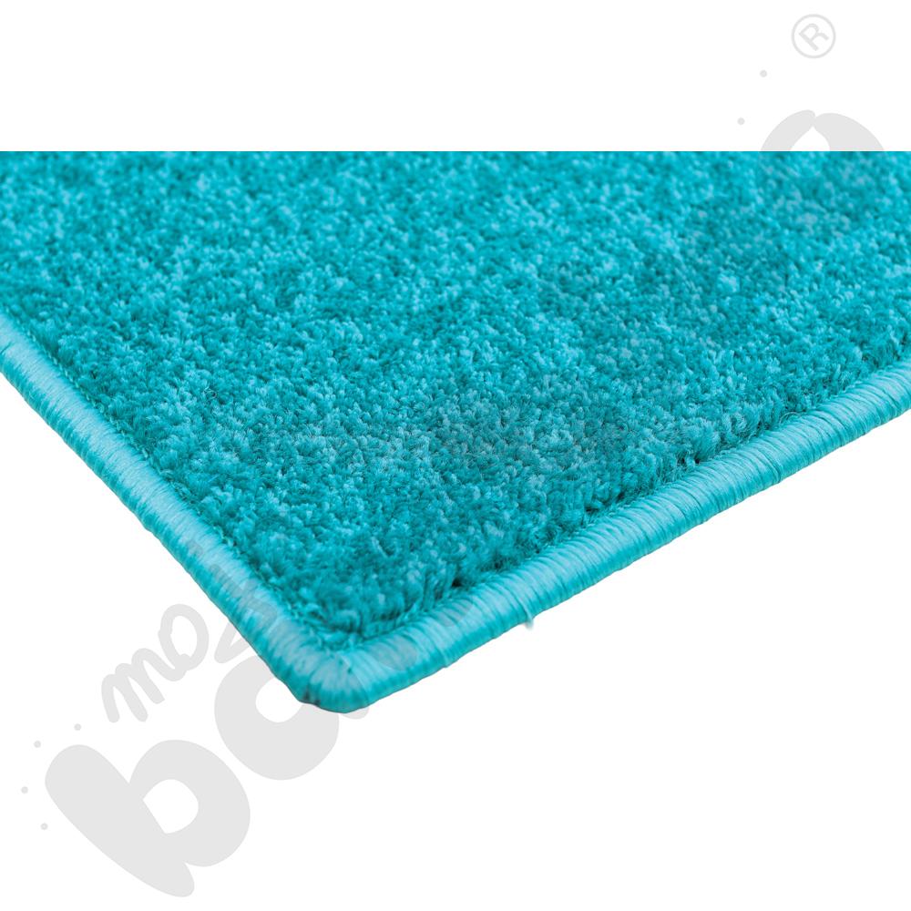 Dywan Sześciokąty, turkusowy, 2 x 3 m