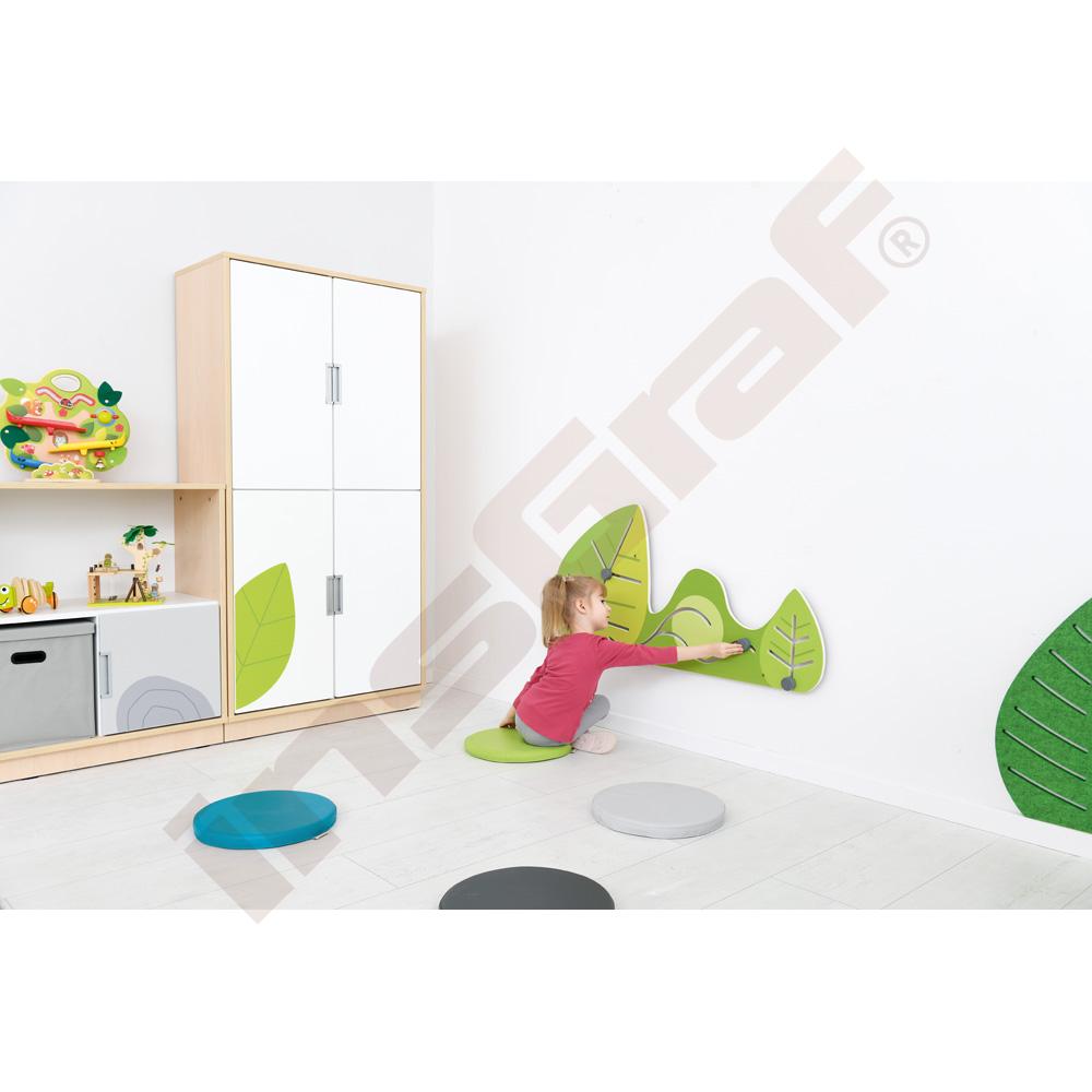 Quadro - skříň XL k sestavě Flora 90˚, tichý doraz, korpus světlý javor