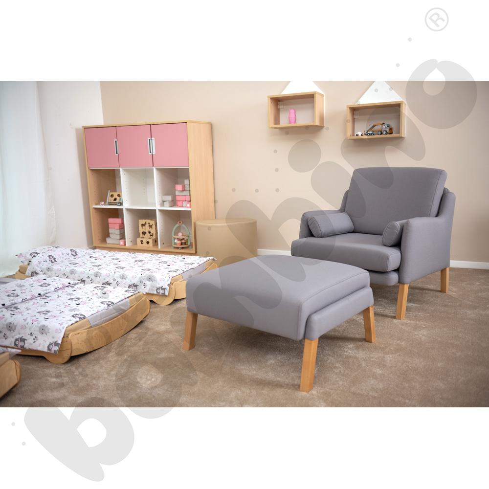 Pufa Alan jasnoszara