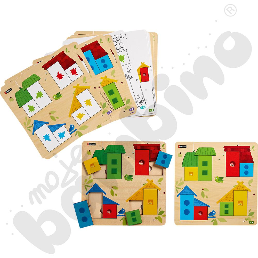 Zestaw aktywności LudiTab - budujemy domki dla ptaków 