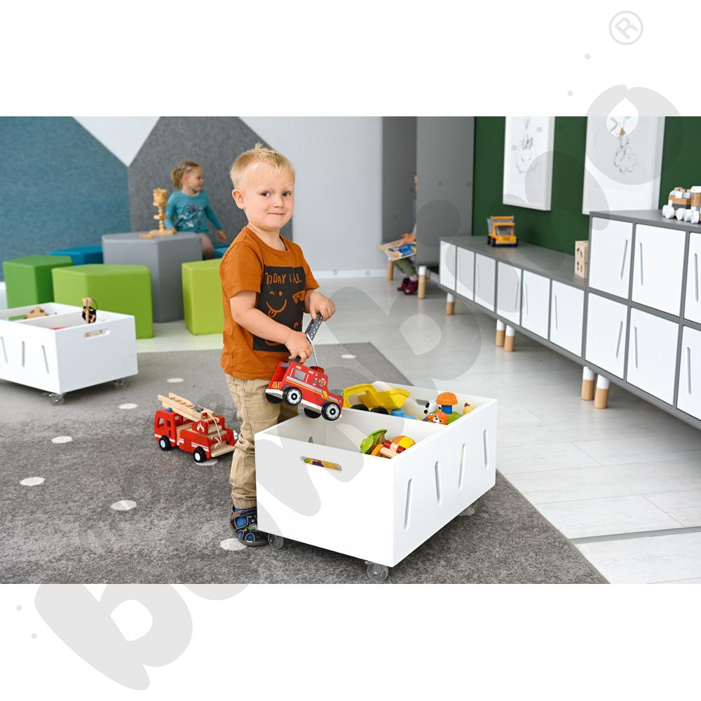 Biblioteczka niska TAB na kółkach