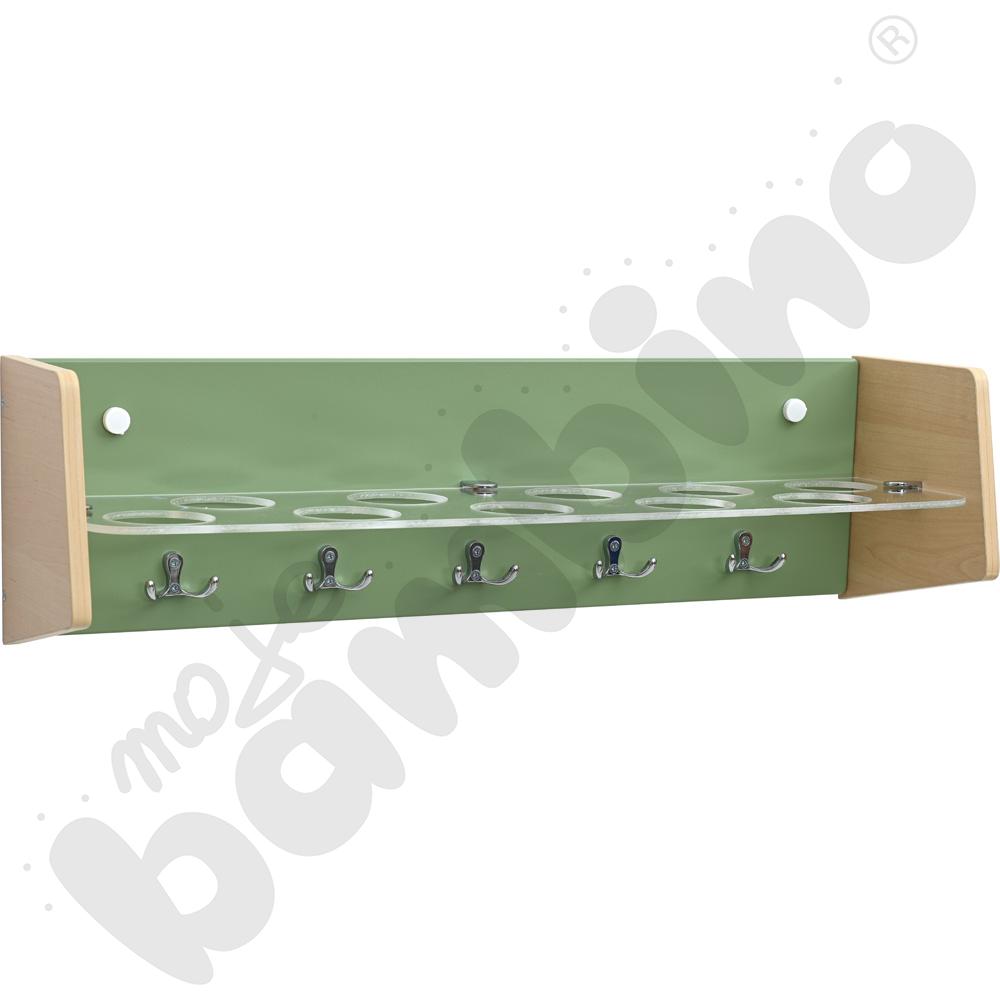 Półka na kubeczki i ręczniki - oliwka