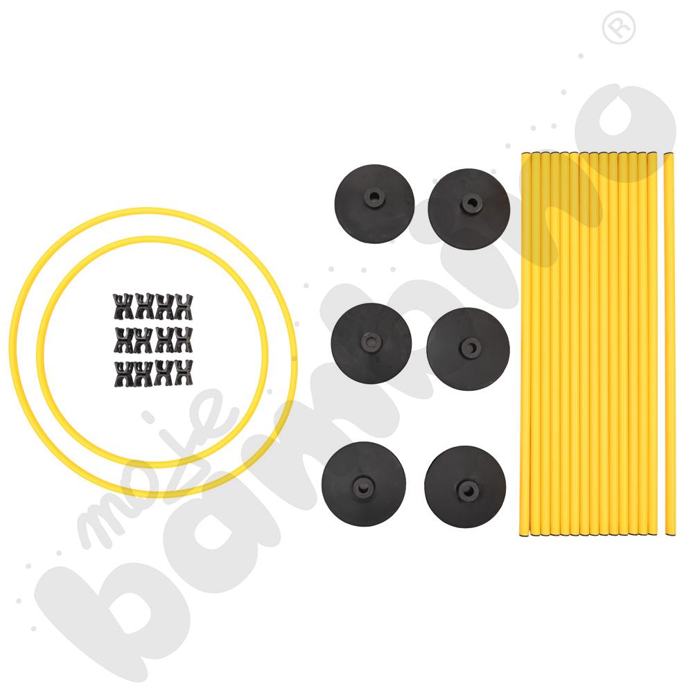 Zestaw tyczek i obręczy