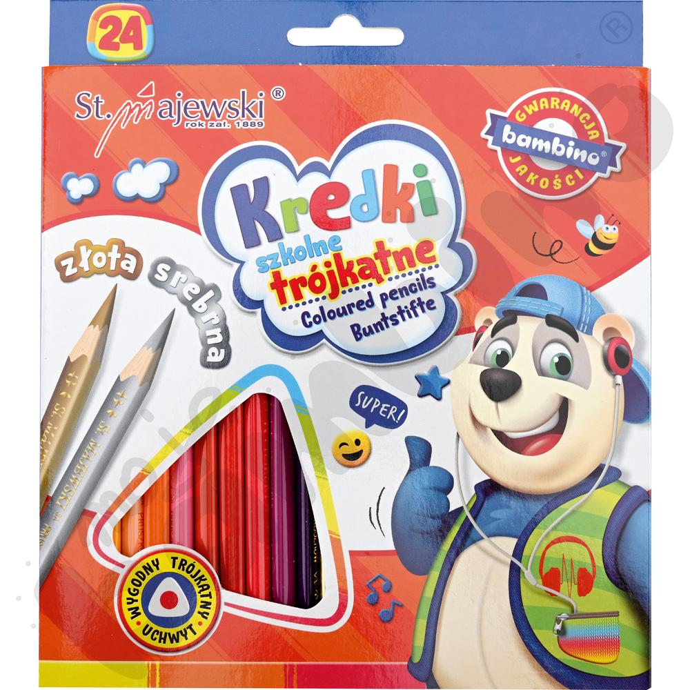 Kredki ołówkowe Bambino 24
