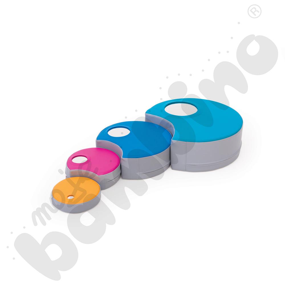 Zestaw Pawie oczko, 4 elem.