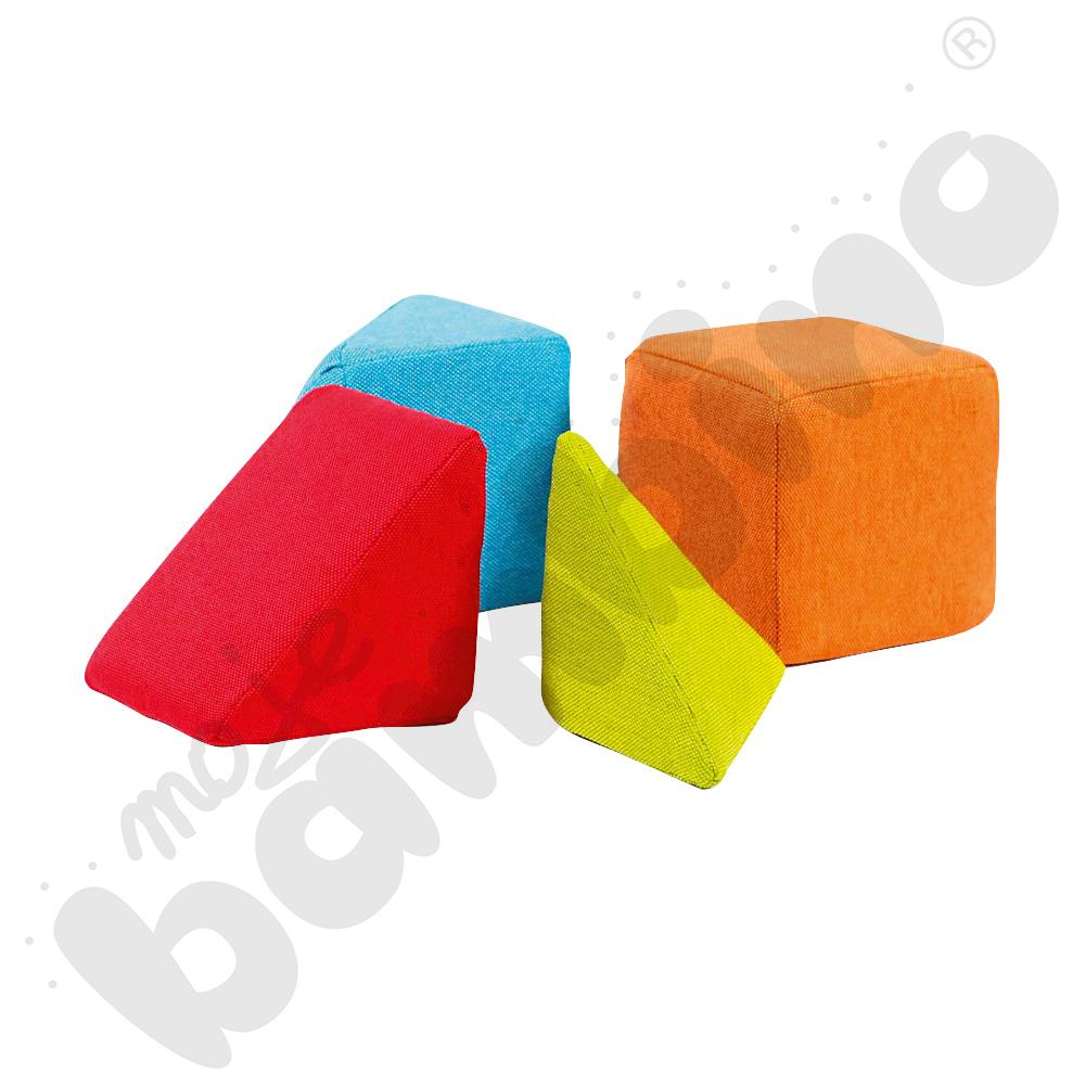 Zestaw klocków JollyHeap - niebiesko-czerwone