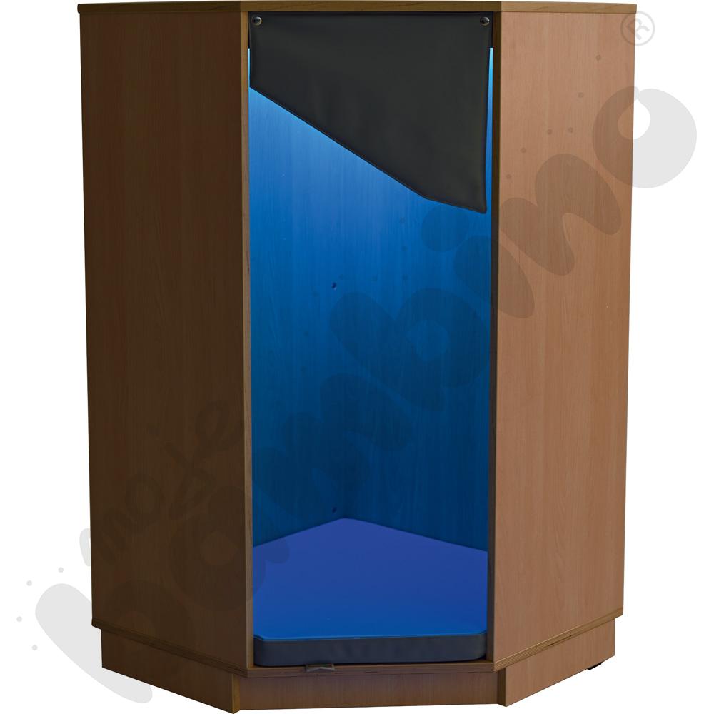 Quadro - kącik wypoczynkowy rogowy, klon jasnyowo-szary