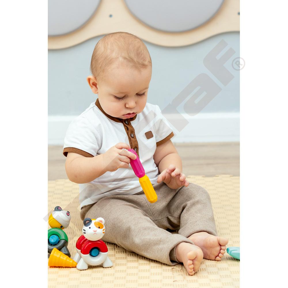Magformers Stick-0 Peekaboo mačka a pes