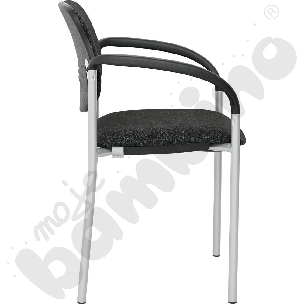 Krzesło konferencyjne STYL Arm szare