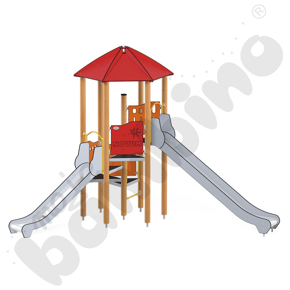 Orbis - baszta 8, drewniane słupy