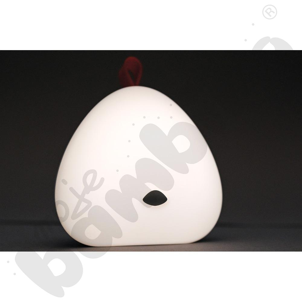 Lampka LED z odgłosem burzy