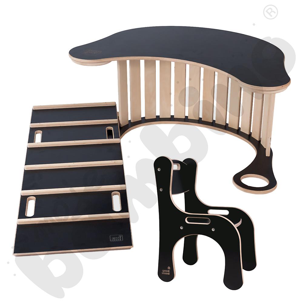 Krzesło ergonomiczne Good Wood – czarne