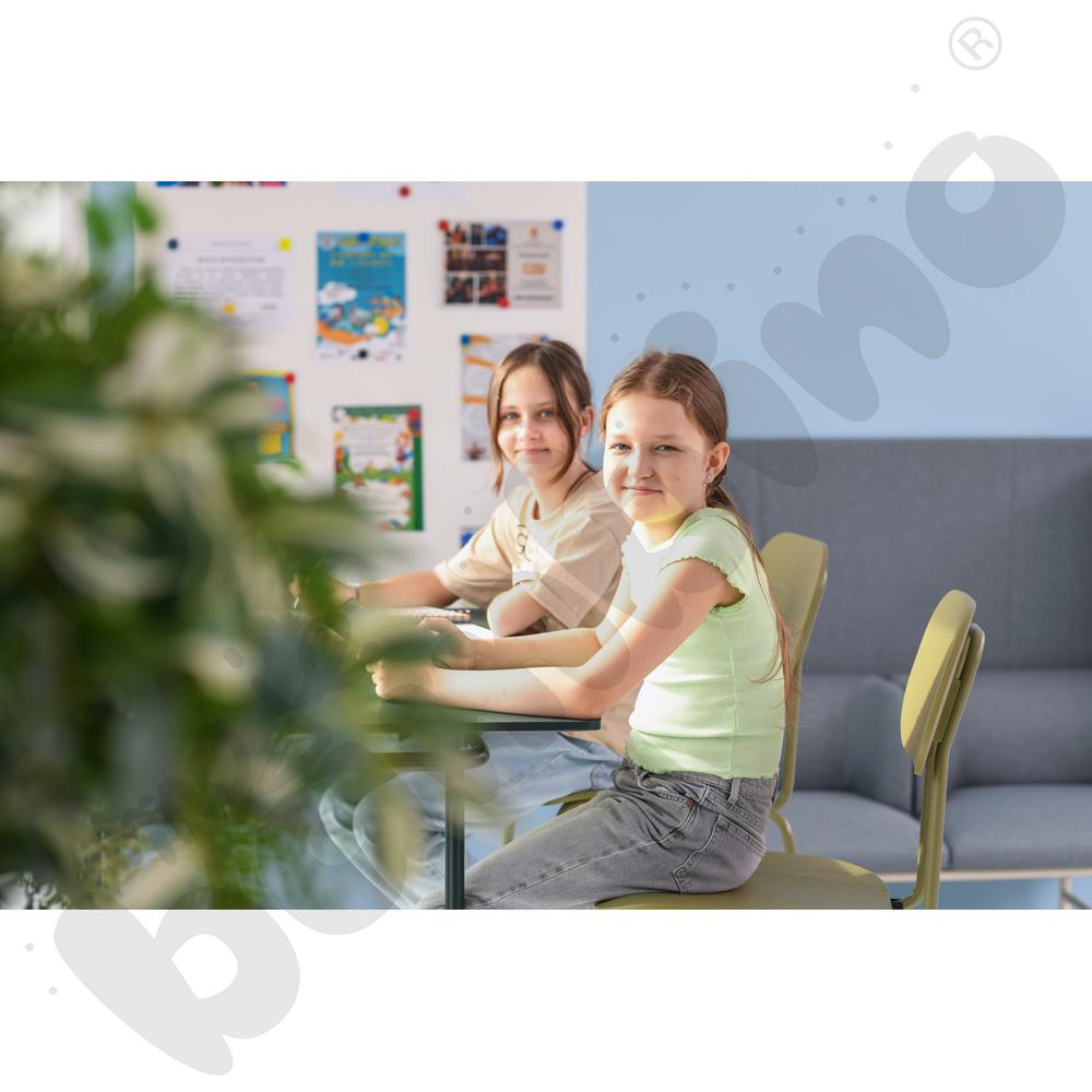 Stół wysoki New School ciemnozielony