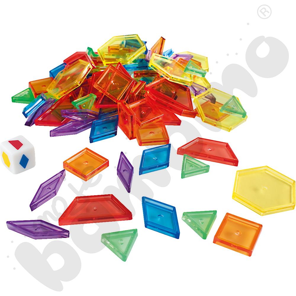 Akrylowe kształty, 135 szt.