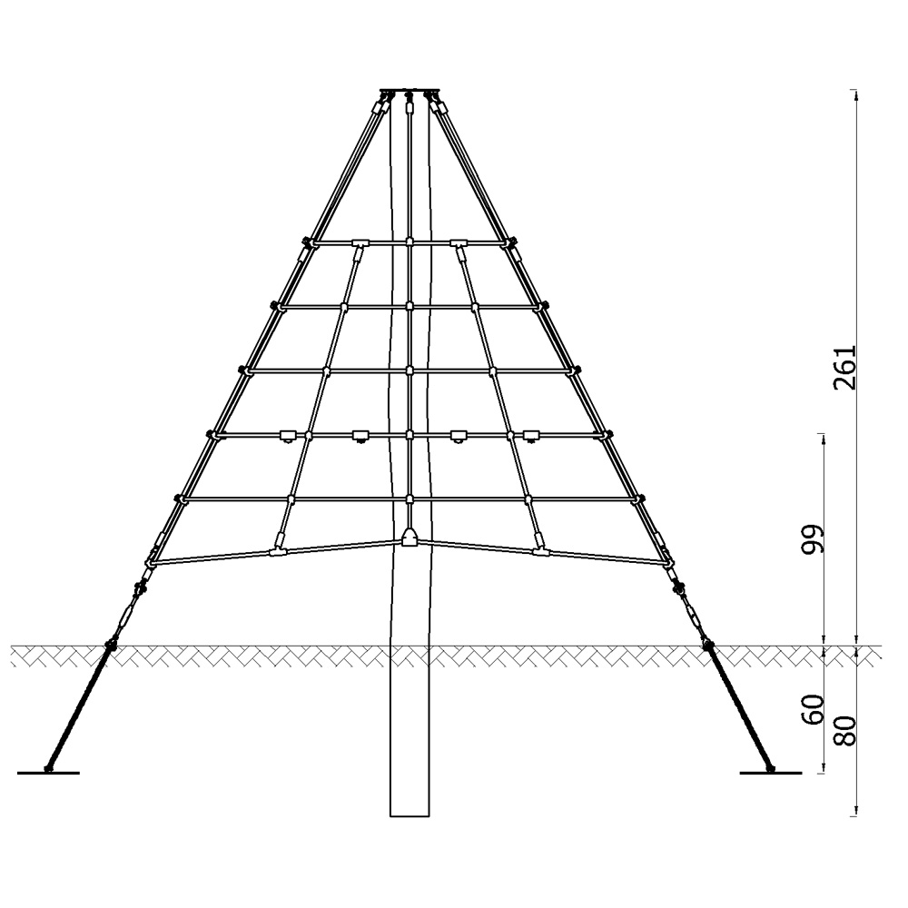 Malá pyramída Robinia