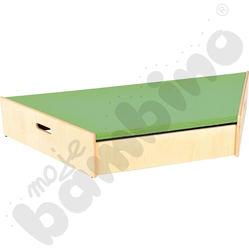 Podest trapezowy, wys. 30 cm - jasnozielony