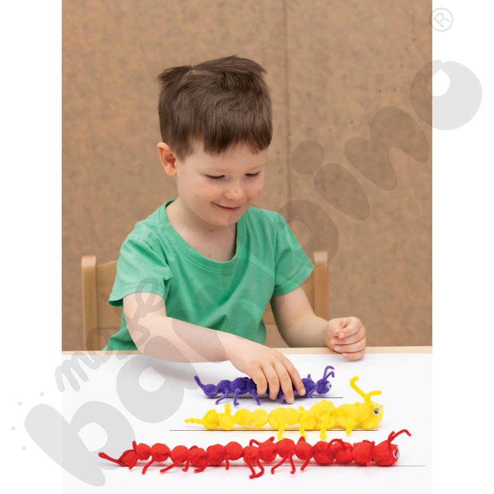 Druciki kreatywne 0,4 x 30, 100 szt. - żółte