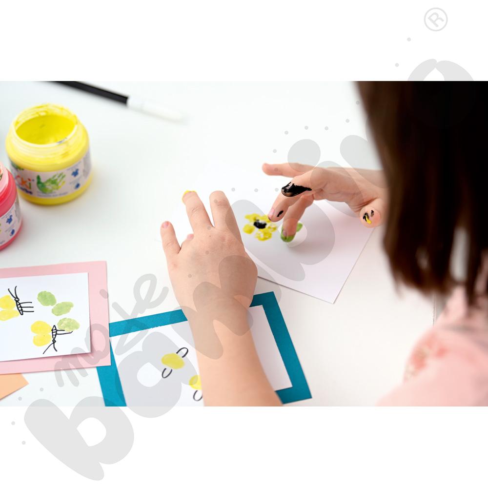 Farby do malowania palcami - 6 szt.