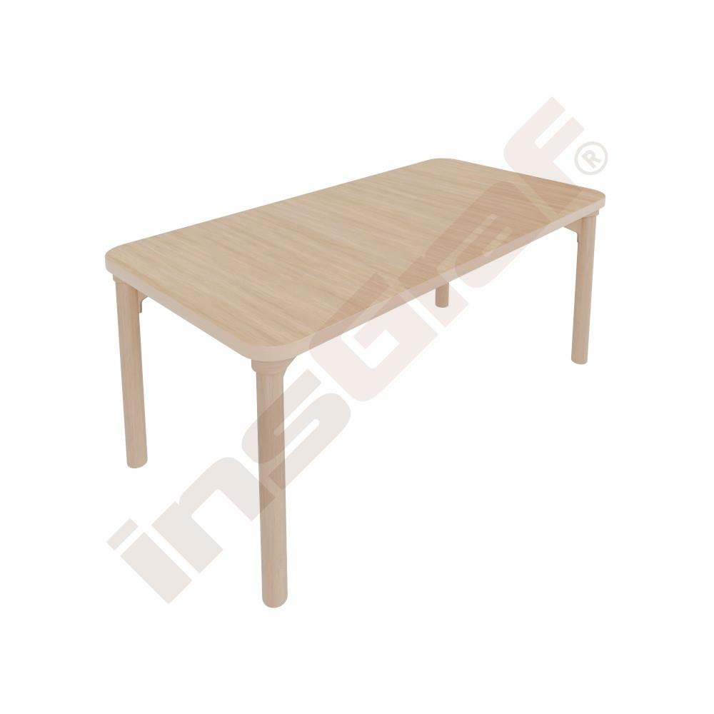 
Marcus Tisch 2, 80 x 80 cm, Beine Birke, TH 53 cm - Ahorn E
