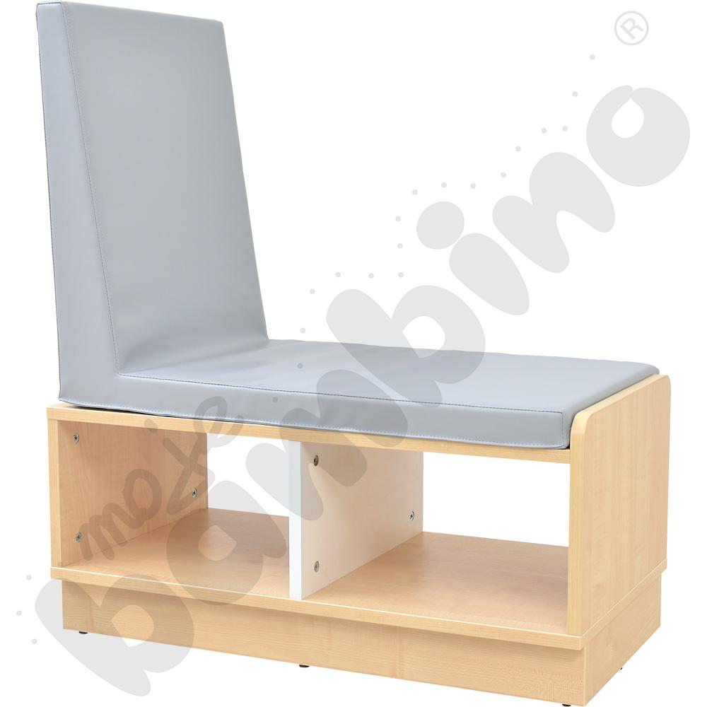 Quadro - szafka niska z siedziskiem, klon jasny