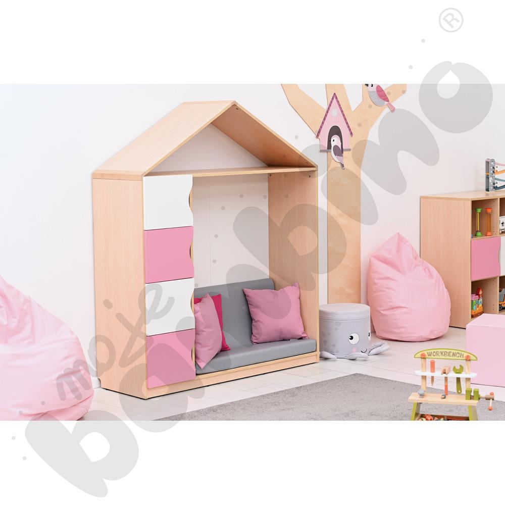 Biblioteczka-domek Feria, klon jasny