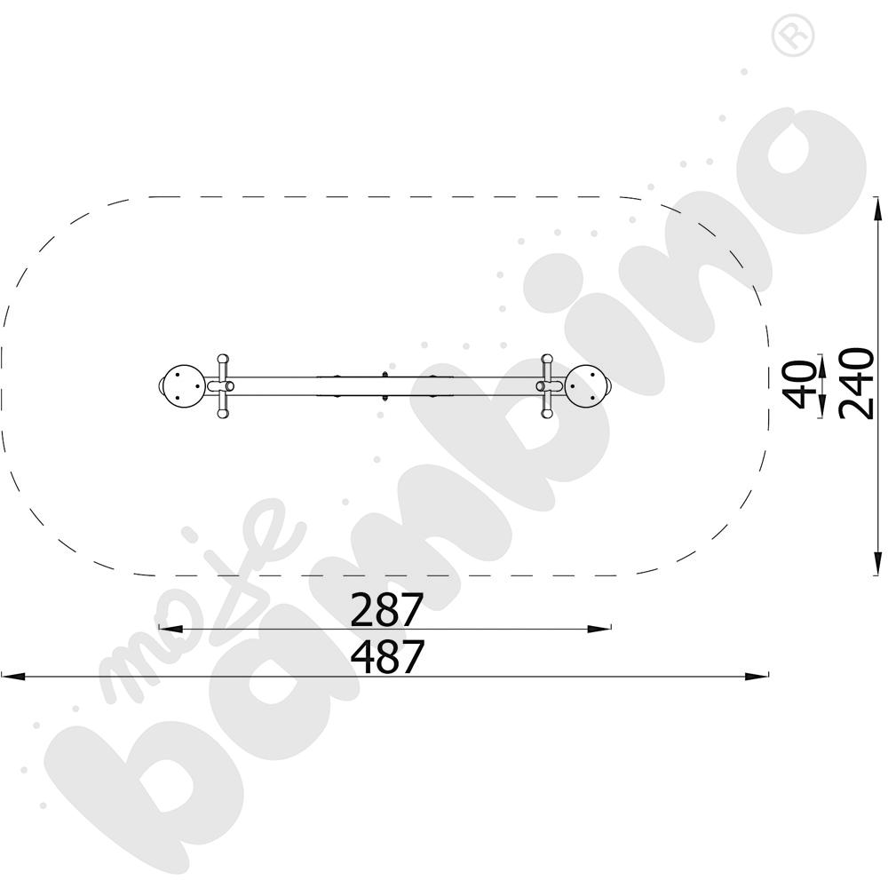 Action4Kids Lime - ważka 2-osobowa