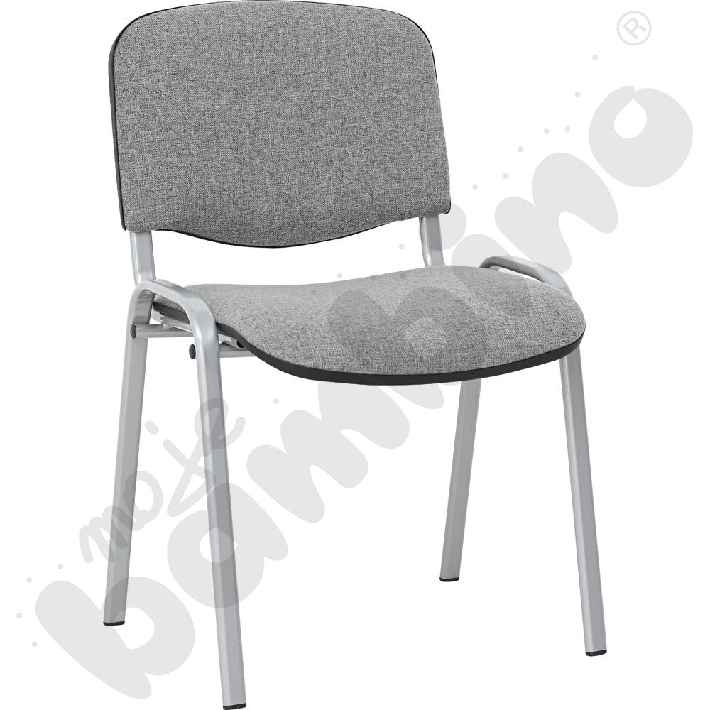 Krzesło konferencyjne ISO Alu szare