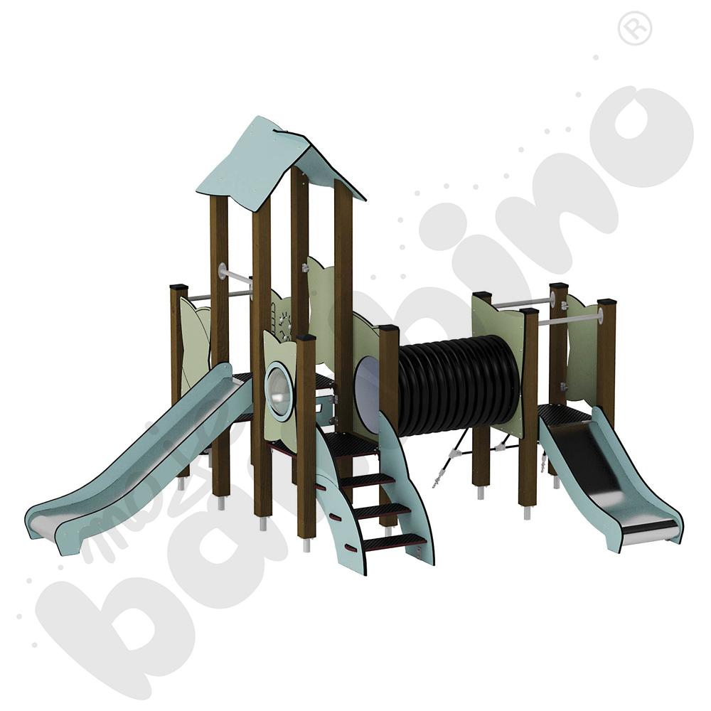 Zestaw Urbi 5, słupy drewniane C